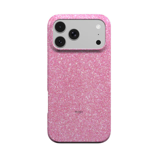 Θήκη iPhone με λαμπερό σχέδιο χρώμα: ροζ – Pink Glam