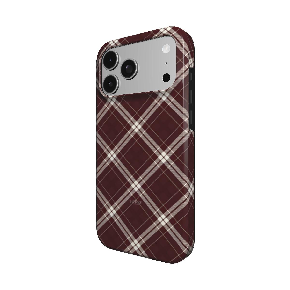iPhone-deksel med stilrent design farge: rød – Royal Cozy