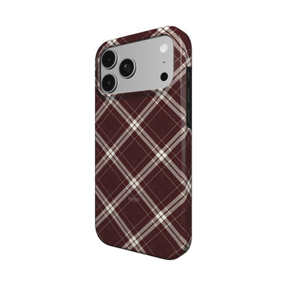 iPhone-deksel med stilrent design farge: rød – Royal Cozy