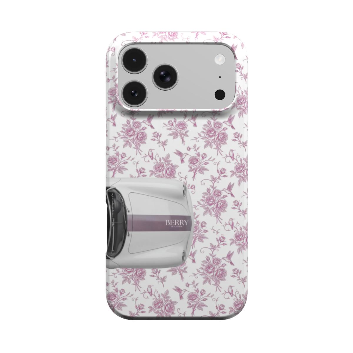 iPhone-Hülle mit Rosenmotiv Farbe: Rosé – Cabriolet dreams