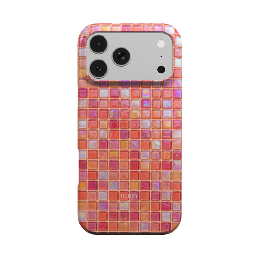 Coque pour iPhone avec motif décoratif couleur : rose – Coral