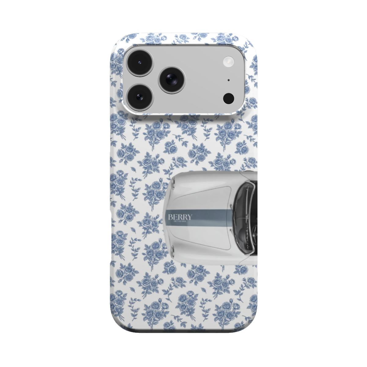 iPhone-deksel med rosemotiv farge: rosarød – Cabriolet Blues