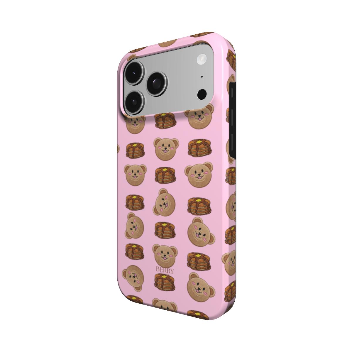 iPhone-skal med dekorativ design färg: rosa – Sweet Pancake