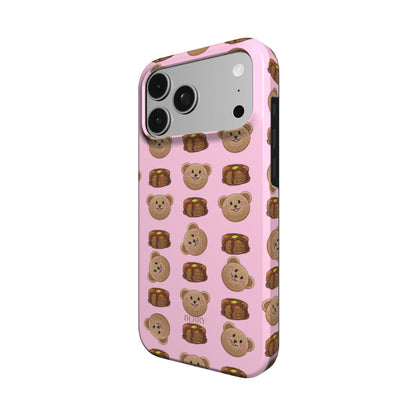 iPhone-skal med dekorativ design färg: rosa – Sweet Pancake