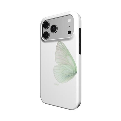 Coque pour iPhone avec design épuré couleur : vert matcha – Butterfly Dreams Matcha