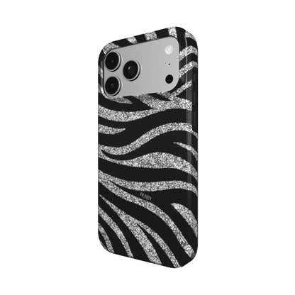 iPhone-skal med dekorativ design färg: svart – Crystal Zebra
